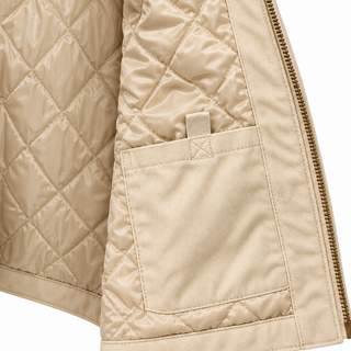 Flint Washed Twill Cropped Corduroy Collar Jacket