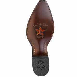 Los Altos Pull Up Snip Toe Boot - Black