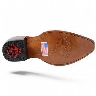 Los Altos Women's Vintage Leather Snip Toe Tall Fashion Boot - Blue Jean