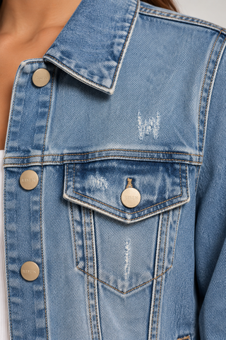Vintage Washed Denim Jacket