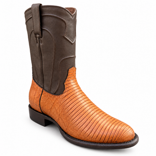 Los Altos Teju Roper Cowboy Boot - Antique Saddle