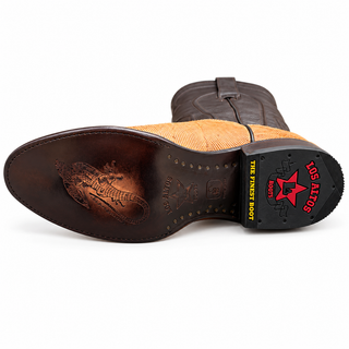 Los Altos Teju Roper Cowboy Boot - Antique Saddle