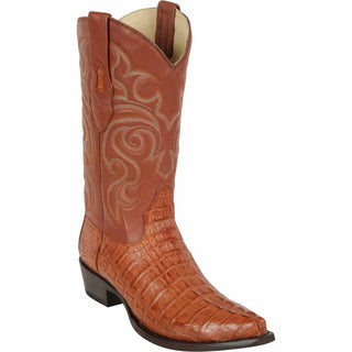 Los Altos Snip Toe Caiman Tail Boot
