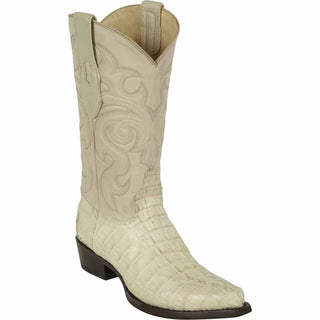 Los Altos Snip Toe Caiman Tail Boot