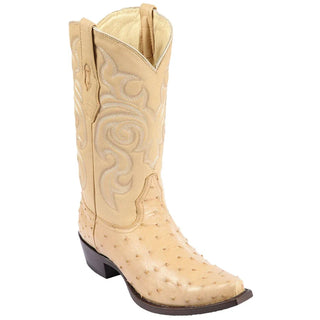 Los Altos Ostrich Snip Toe Cowboy Boots