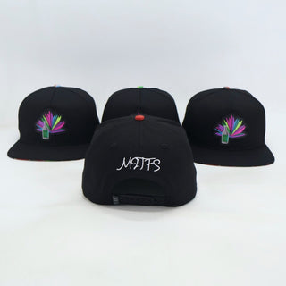 VBR Chihuahua Sotol black snapback cap rear view with adjustable closure and embroidered detail