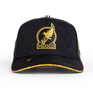 Bigg Boss Viva Mexico World Cup black and gold snapback hat