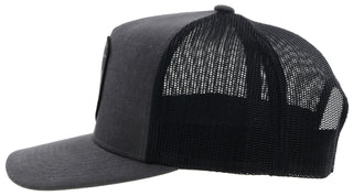 "Cheyenne" Hooey Charcoal / Black Trucker Hat