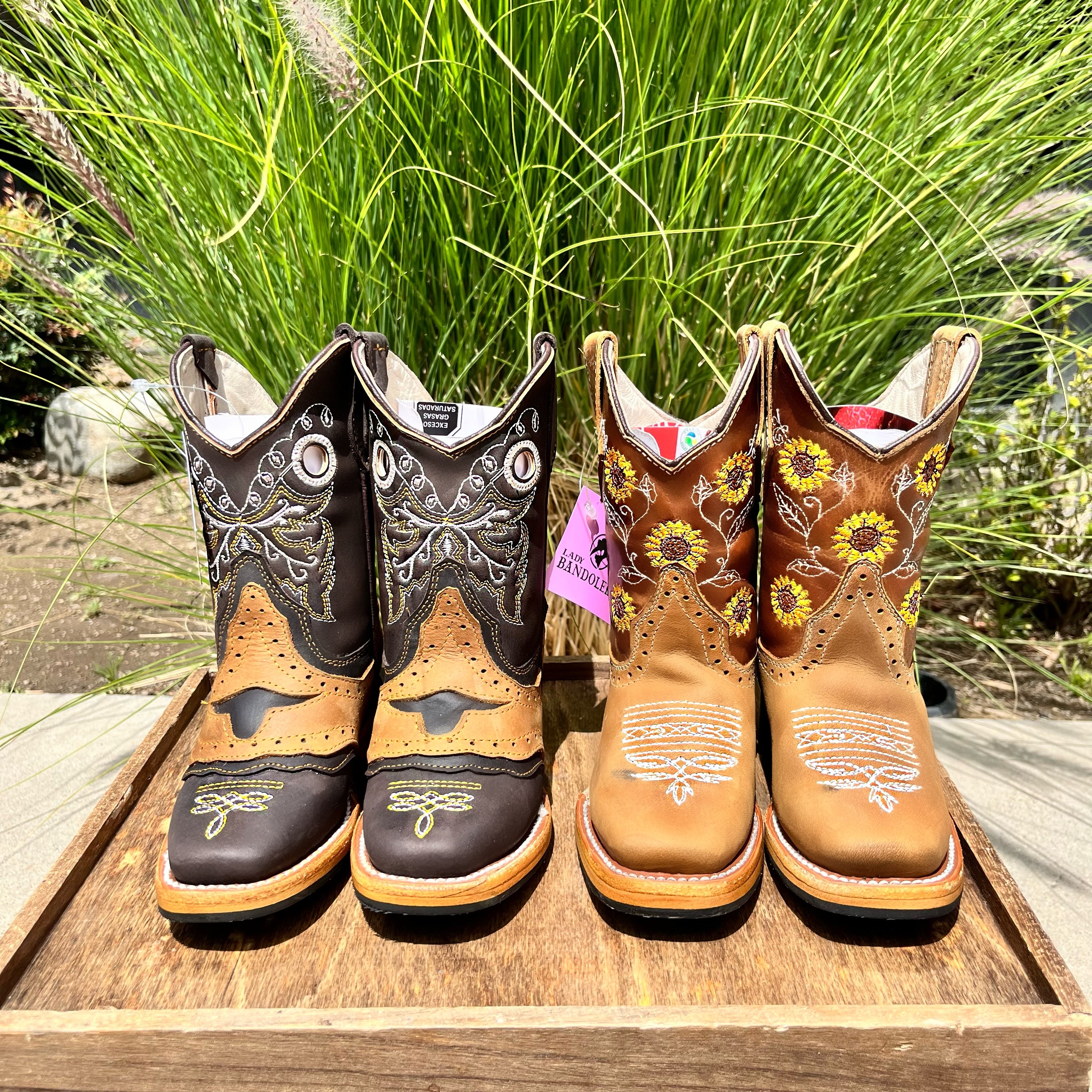 Bandoleros Boys Bull Square Toe Cowboy Boot - Main Image