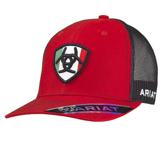 Ariat Mexican Flag Shield Patch Trucker Hat