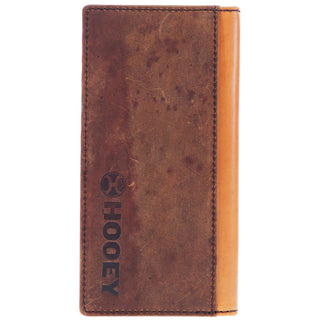 "Phoenix" Rodeo Hooey Wallet Tan/ Black Leather