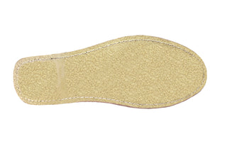 Tan outsole with static texture.