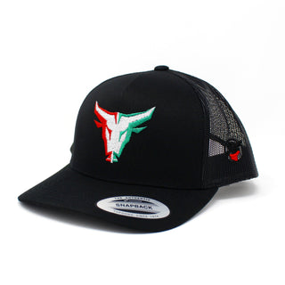 Bull Head Embroidered Trucker Hat