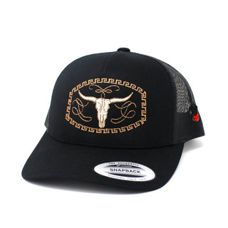 Cuernos De Oro Embroidered Trucker Hat