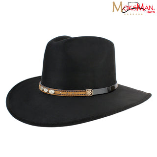 Charlie Moksman Suede Hat - Black