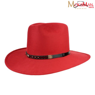 Charlie Moksman Suede Hat - Red