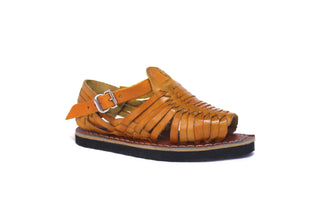 "Miguel" Boy's Opened Toed Huaraches - Honey