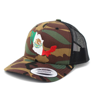 Mexico Embroidered Trucker Hat