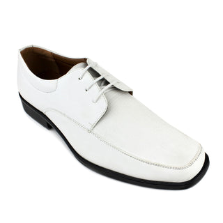 Men's Derby Shoes- White