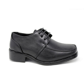 Junior Lace-Up Loafers- Black