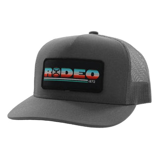 "Rodeo" Hooey Grey 5-Panel Trucker Trucker Hat