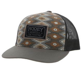 "Doc" Hooey Hooey Cream / Grey Trucker Hat